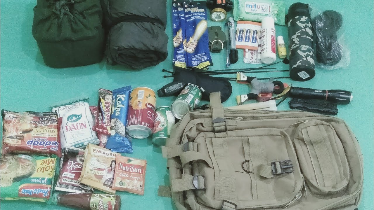 Perlengkapan darurat 3 hari