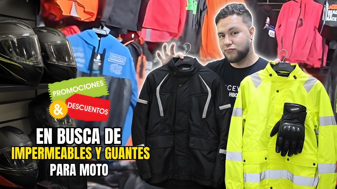 CAZANDO descuentos MOTEROS ( Impermeables, Guantes )🏍️