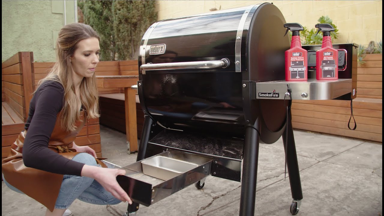 Weber SmokeFire cleaning