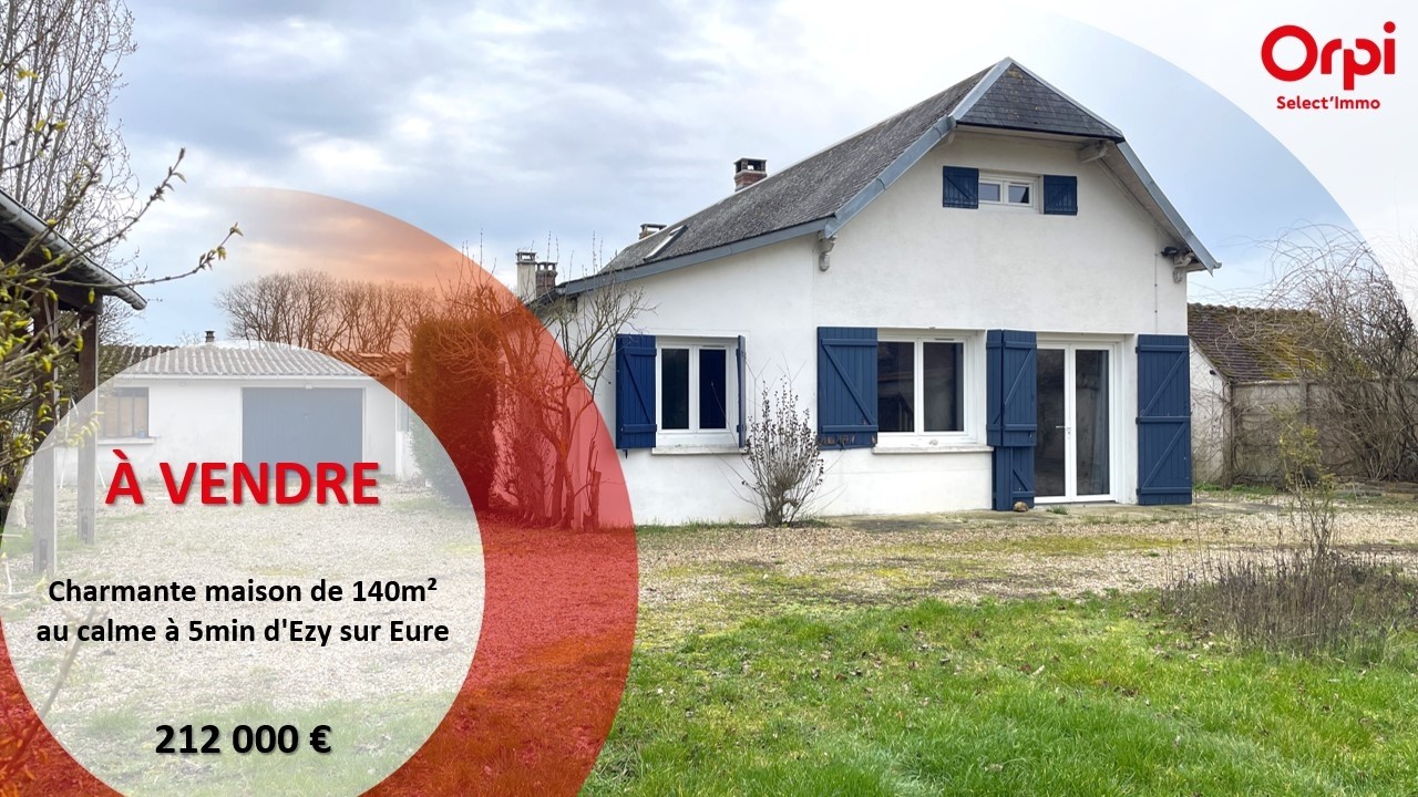 À VENDRE - 233 000€ - Une maison pleine de caractère à 5min d'Ezy sur Eure