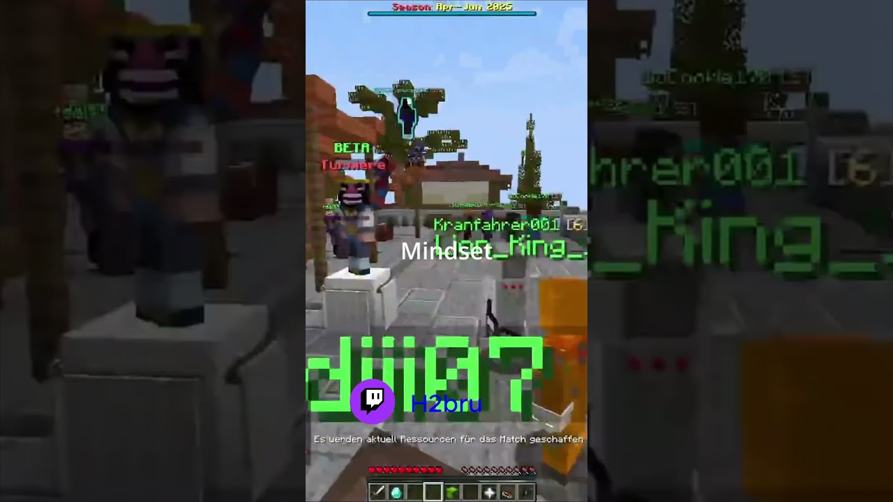 H2bru Mindset #minecraft #mindset #funny #clips #h2bru