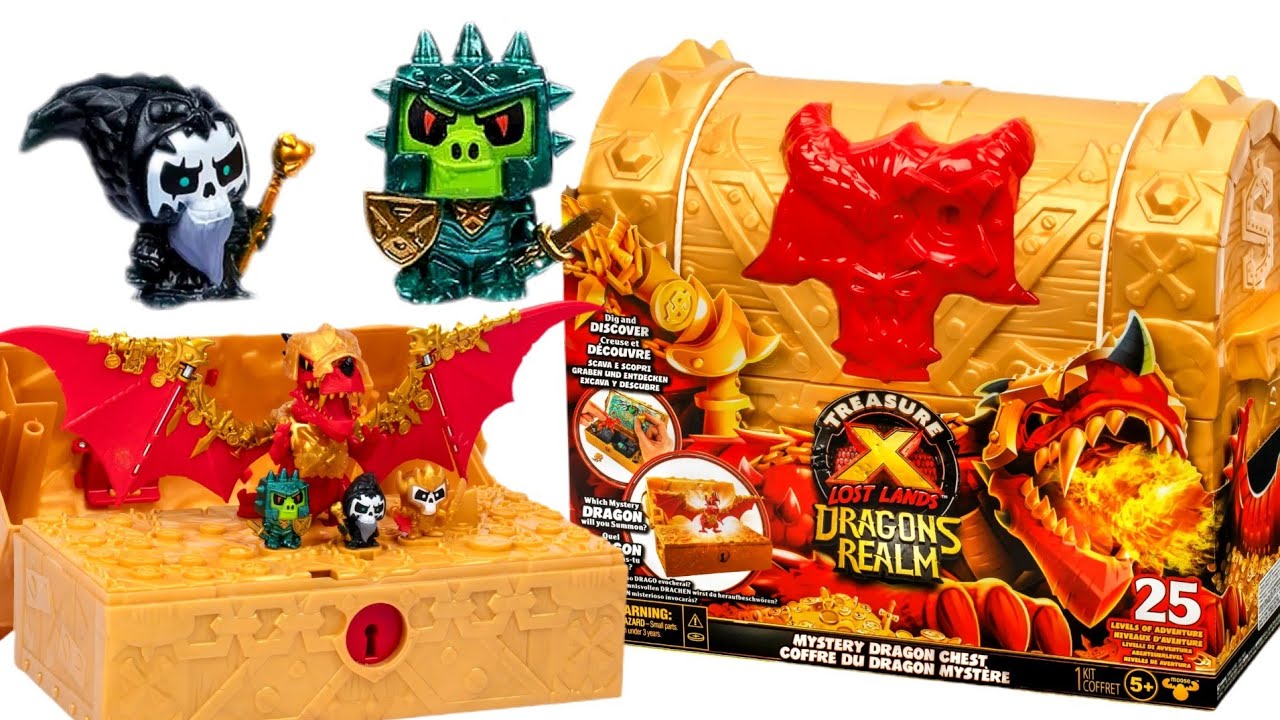 ​UNBOXING The EPIC Treasure X Lost Lands Mystery Dragon Chest! 🐉ASMR