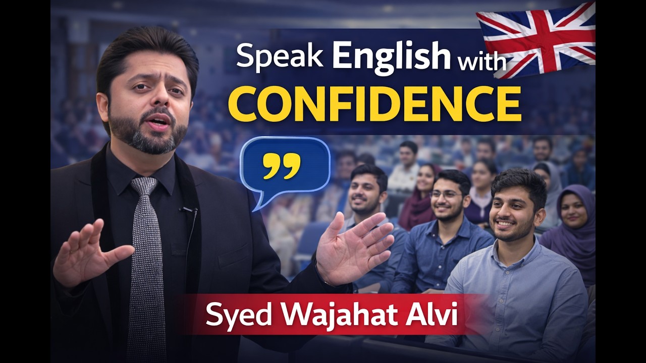 Speak English with Confidence | Syed Wajahat Alvi