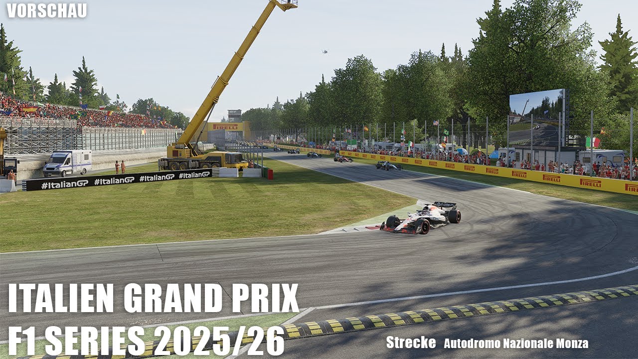 F1 SERIES 2025/26: ITALIEN GRAND PRIX (HIGHLIGHTS)