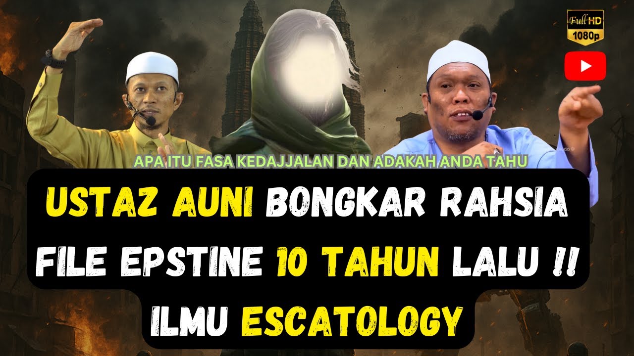 USTAZ AUNI BONGKAR RAHSIA FILE EPSTINE 10 TAHUN LALU ‼️ ILMU ESCATOLOGY - USTAZ AUNI