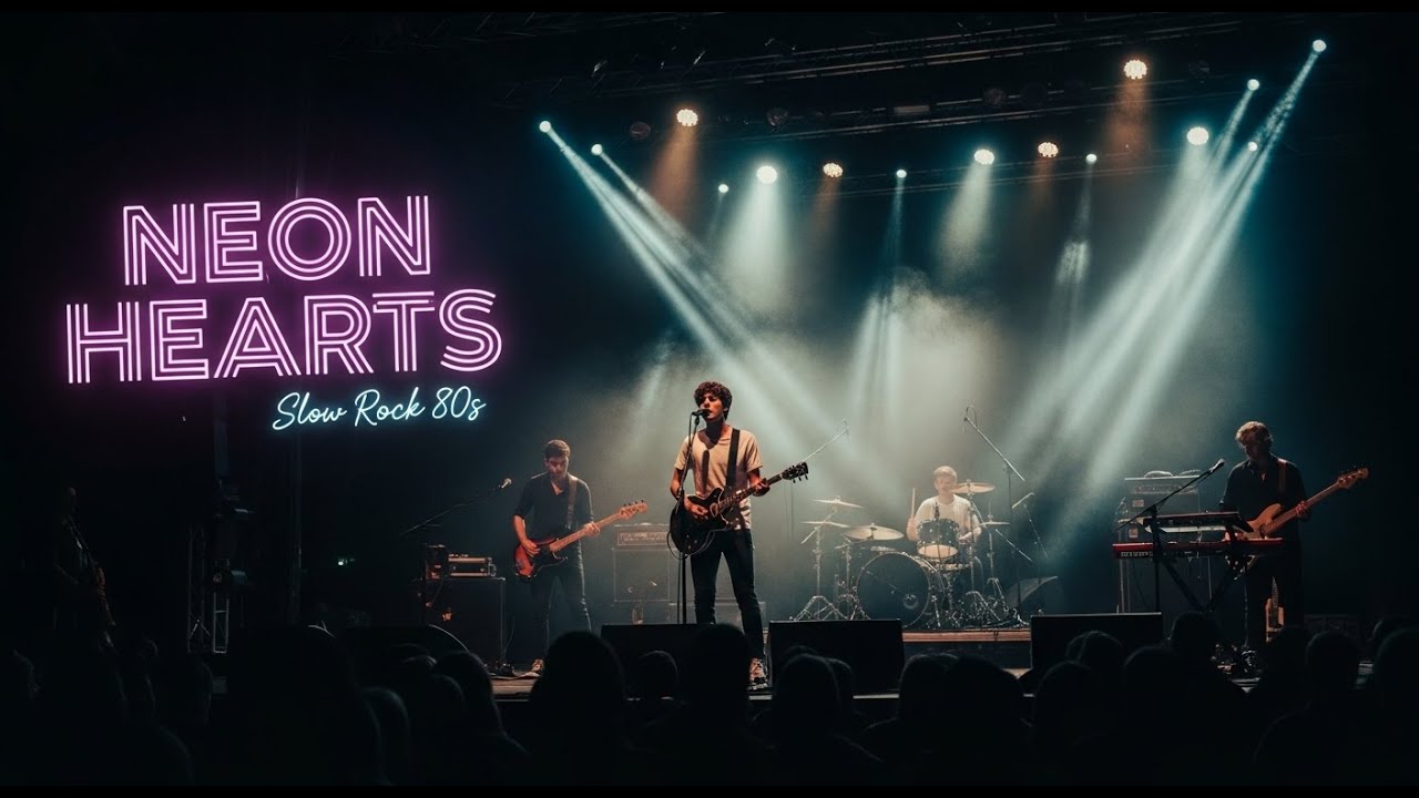 80s Love Rock | Live Under Neon Lights