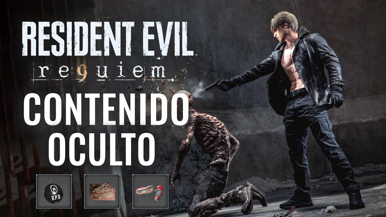 RESIDENT EVIL 9 REQUIEM - CONTENIDO OCULTO & OBJETOS ESPECIALES (AMULETOS)