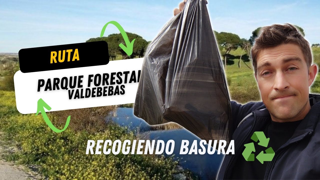 🌳Parque Forestal de Valdebebas 🌳 Y recogiendo basura 😭🆘