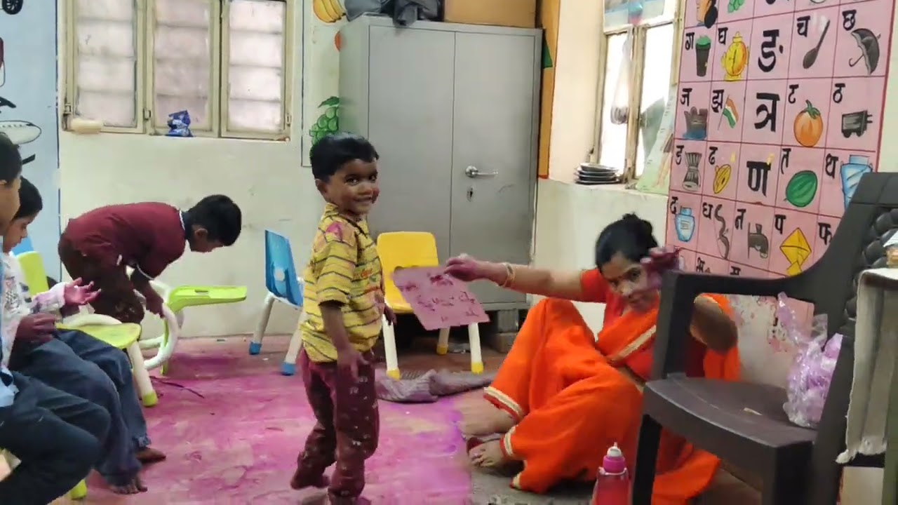 Activity -42 Holi k colour activity for dece project 