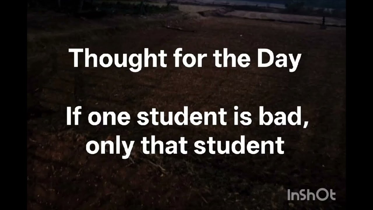 Thought for the Day 