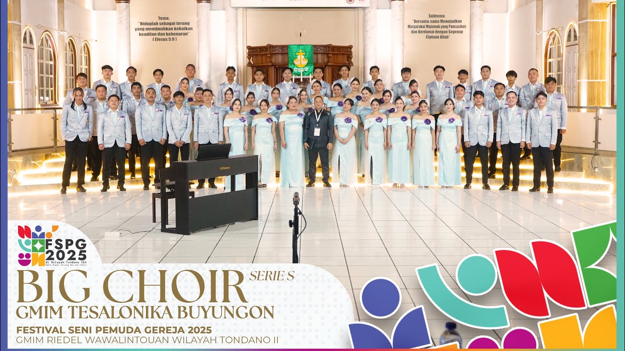 Tesalonika Buyungon Youth Choir - FSPG 2025 - DELIVERANCE SANCTUS by Darius Lim 