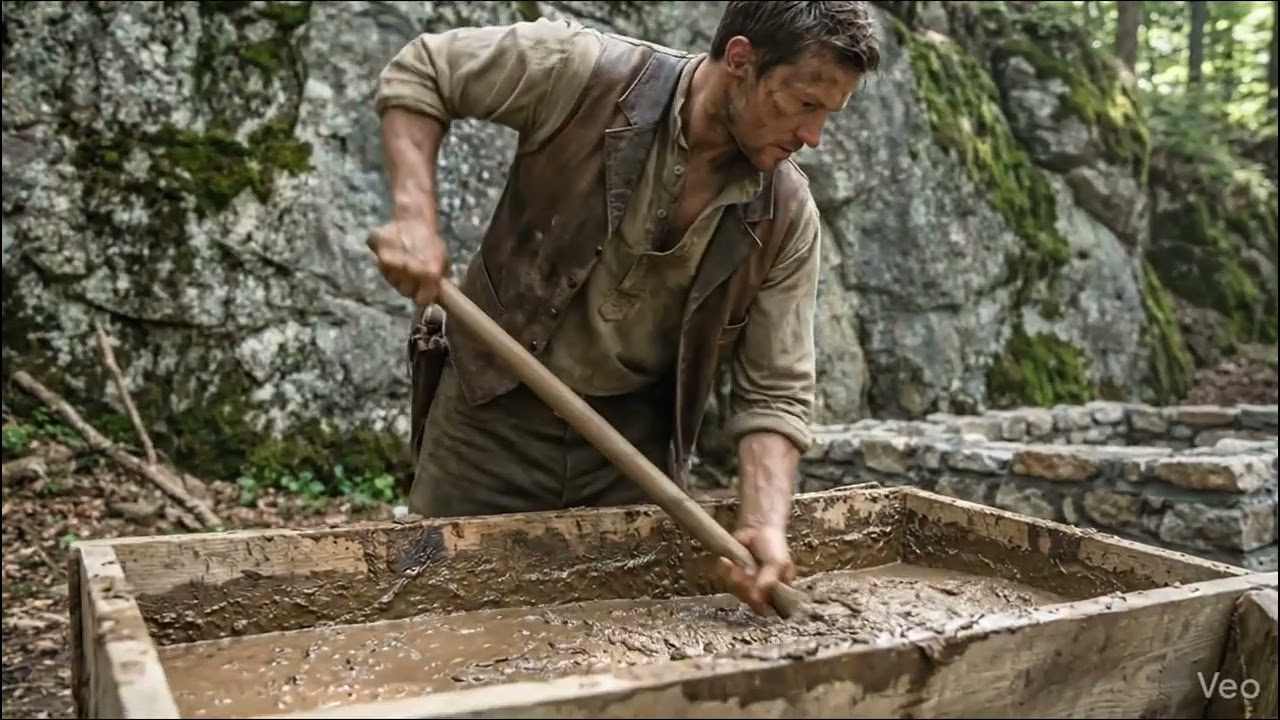 ​I Found This Cliff and Started Building. No Power Tools.