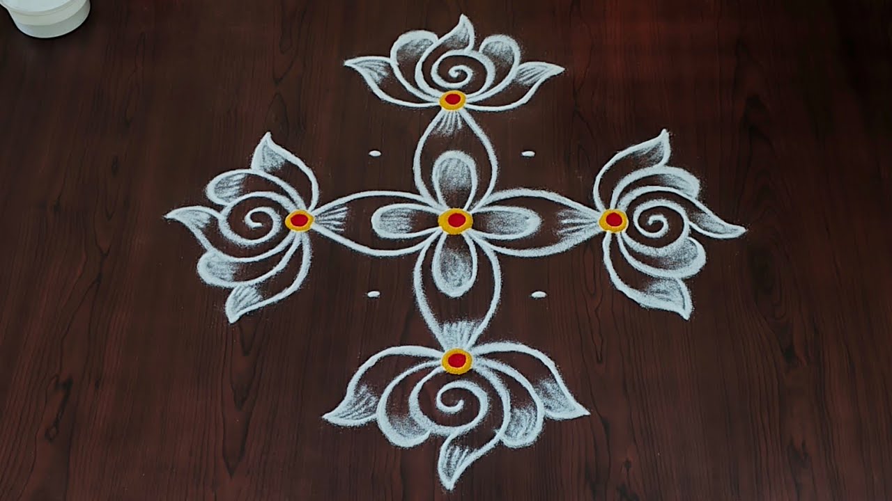 Easy Shivarathri muggulu|5×3dots maha shivarathri special rangoli|easy shanku kolam#Rang Kaa Rangoli