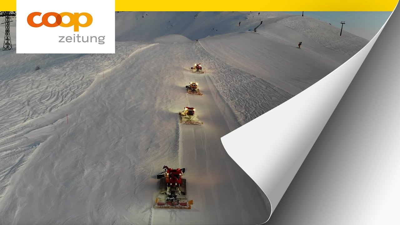 Warum ist die Piste flach? Pistenbully fahren am Jakobshorn - Davos hinter den Kulissen