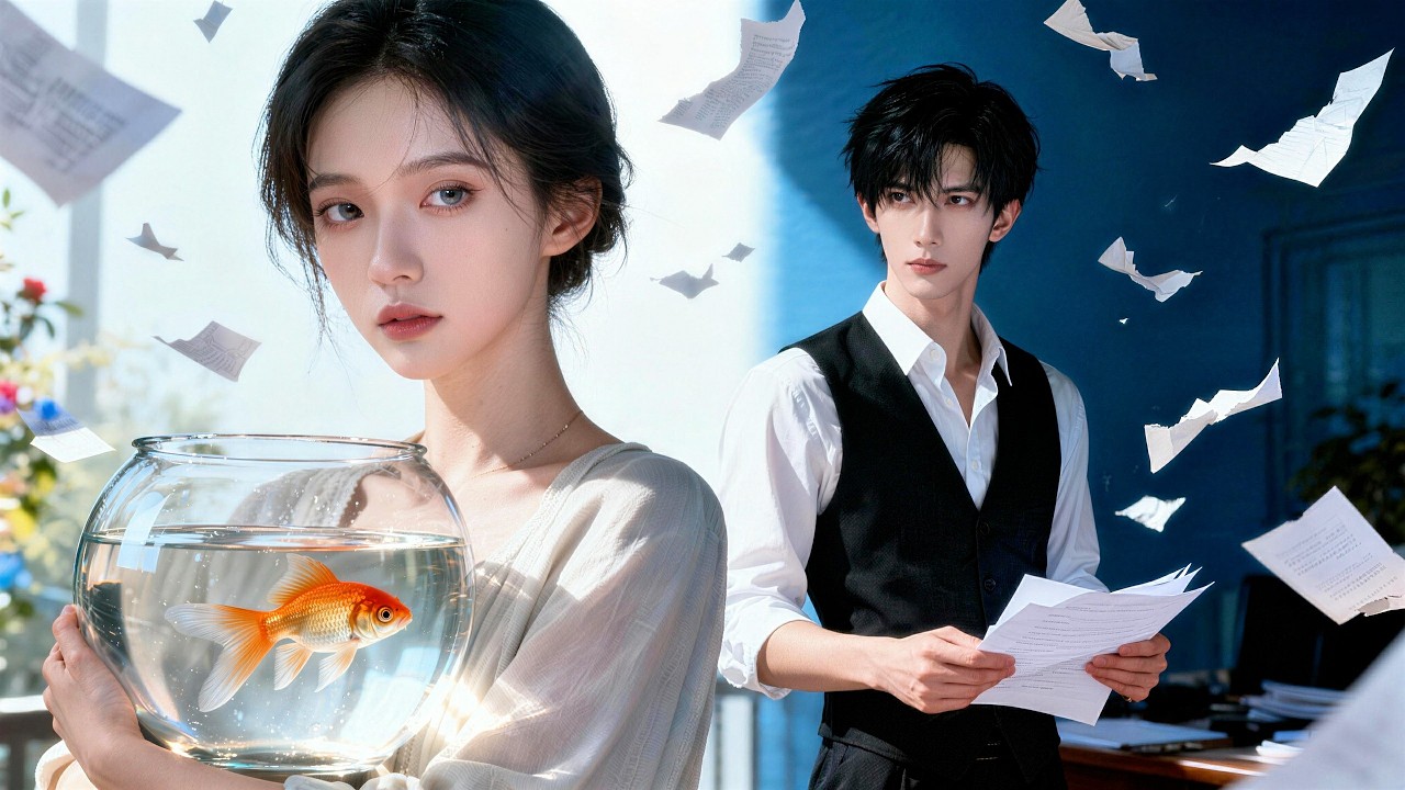 三年隱婚，第一次見面竟是離婚現場。她淨身出戶只帶走一條金魚，他卻認定她在欲擒故縱，假扮律師靠近試探，才發現自己早已淪陷。#全集短劇#精彩短劇