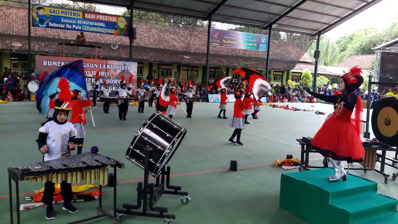 lomba  Drumband FDBM ke V tingkat sD /MI di MTS Ma arif udanawu blitar 15 jan 2023