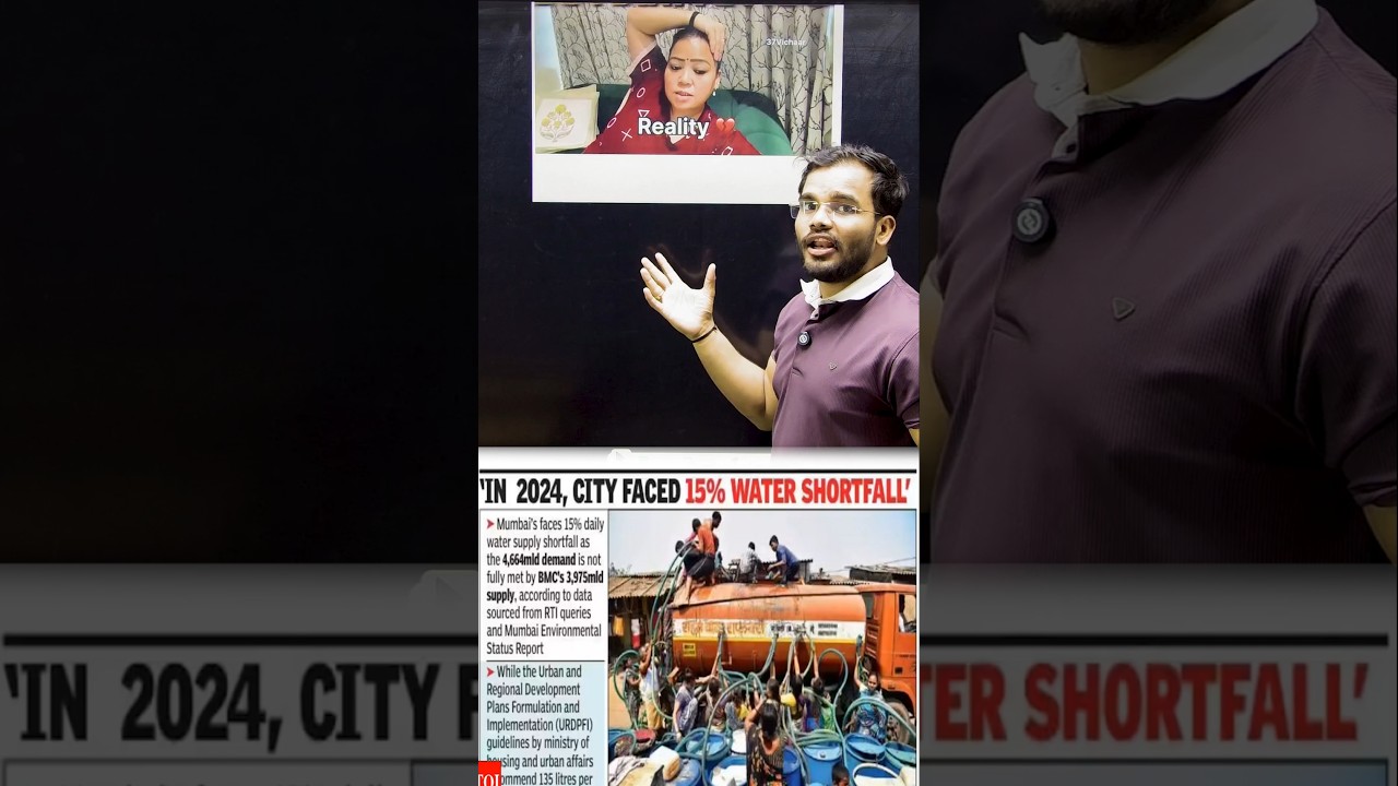 Water crisis in Mumbai | #science #education #physics #learning #experiment