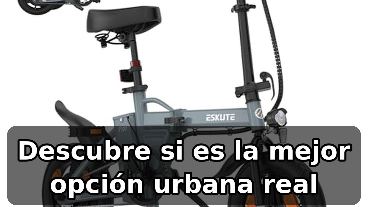 Review completa de la ESKUTE F100: bici electrica plegable para ciudad