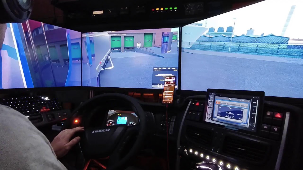 ETS2  IVECO Cockpit, poczuj się jak w prawdziwym IVECO podczas prawdziwej trasy.