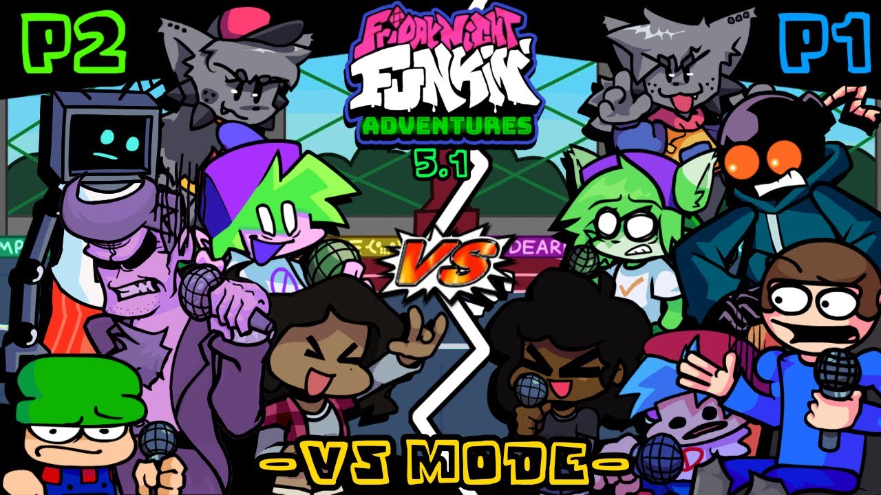 DOWNLOAD! | Funkin Adventures 5.1! | VS MODE TOTAL REWORK! | FNF VS HEX DEMO