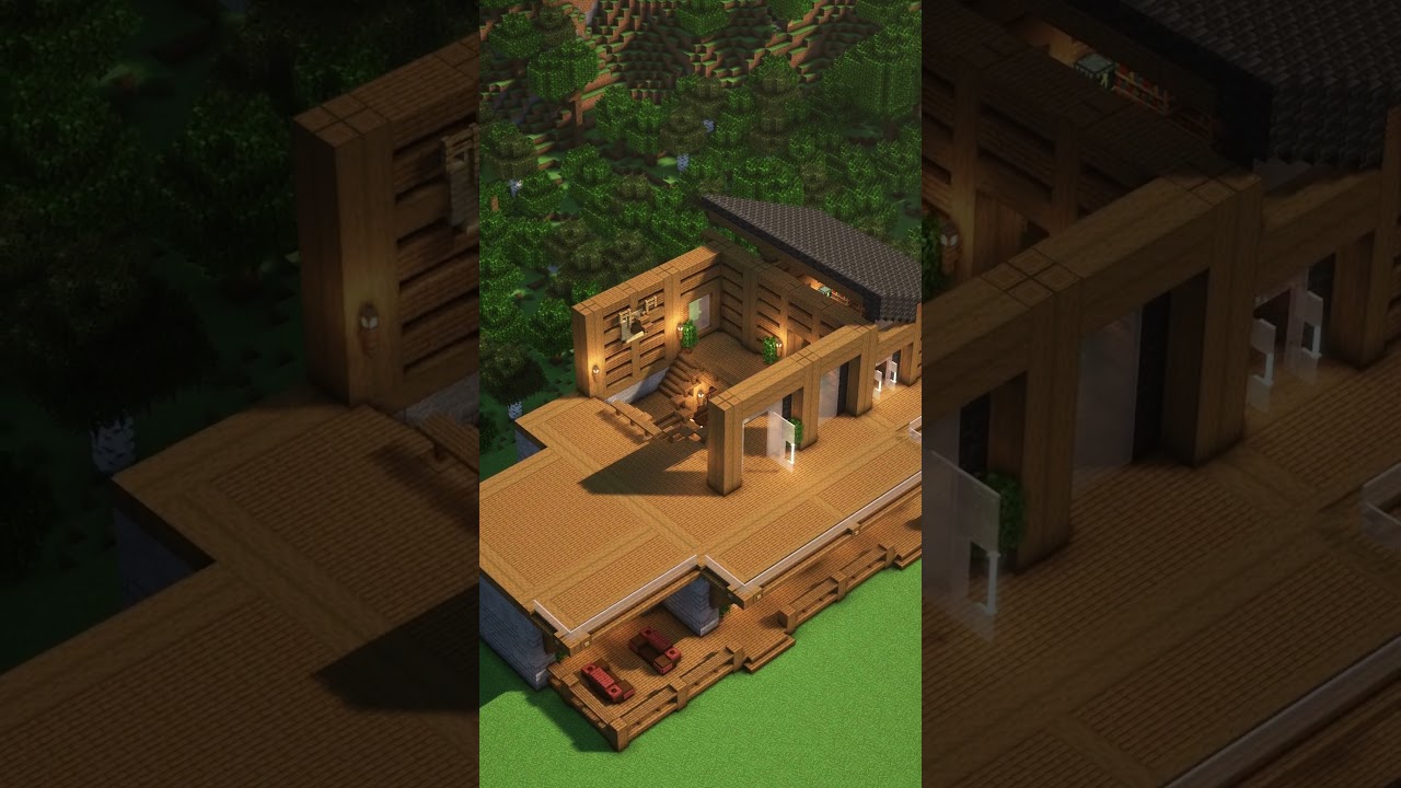 Use our 3D Guide now to rebuild this Starter Cabin Link in Bio #minecraft #minecraftbuilding