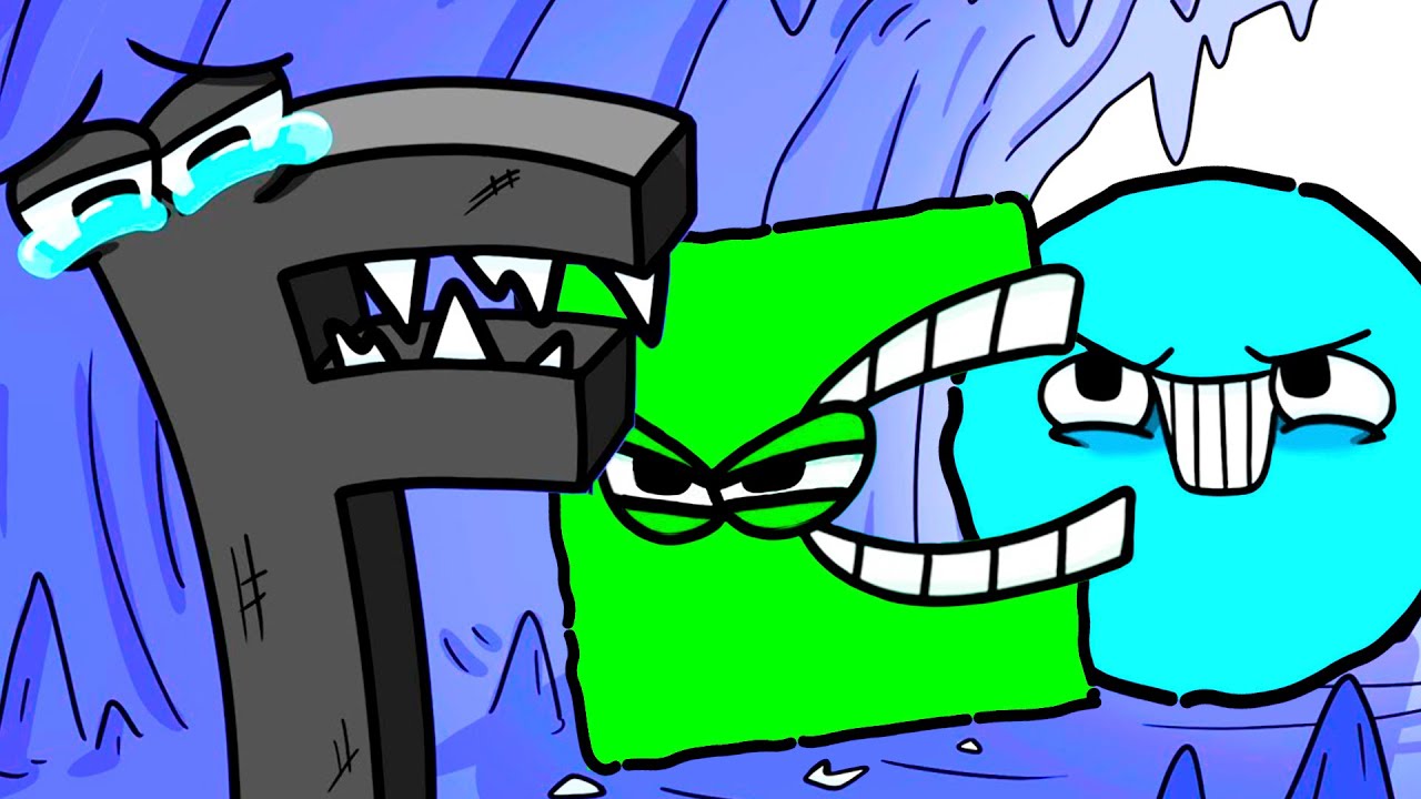 El ORIGEN de ALPHABET LORE (Cartoon Animation) 🔠| Cuadradito y Circulito en español
