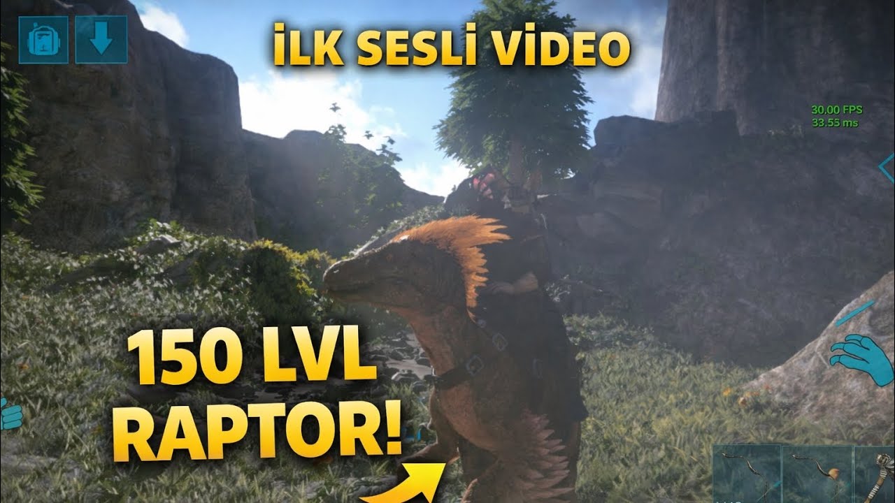 Ark Ultimate Rangarok 2. Bölüm raptor ve jerboa eğittim #arkultimatesurvivoredition #arktürkçe 