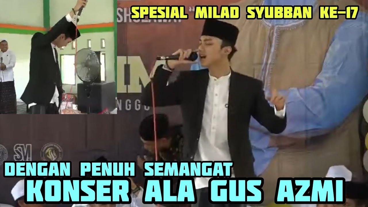 Bak Konser "Jangan Bilang I Love You" Gus Azmi Dengan Penuh Semangat