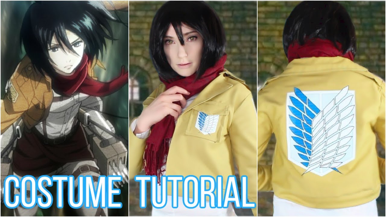 Attack on Titan DIY Jacket Tutorial | Mikasa Cosplay