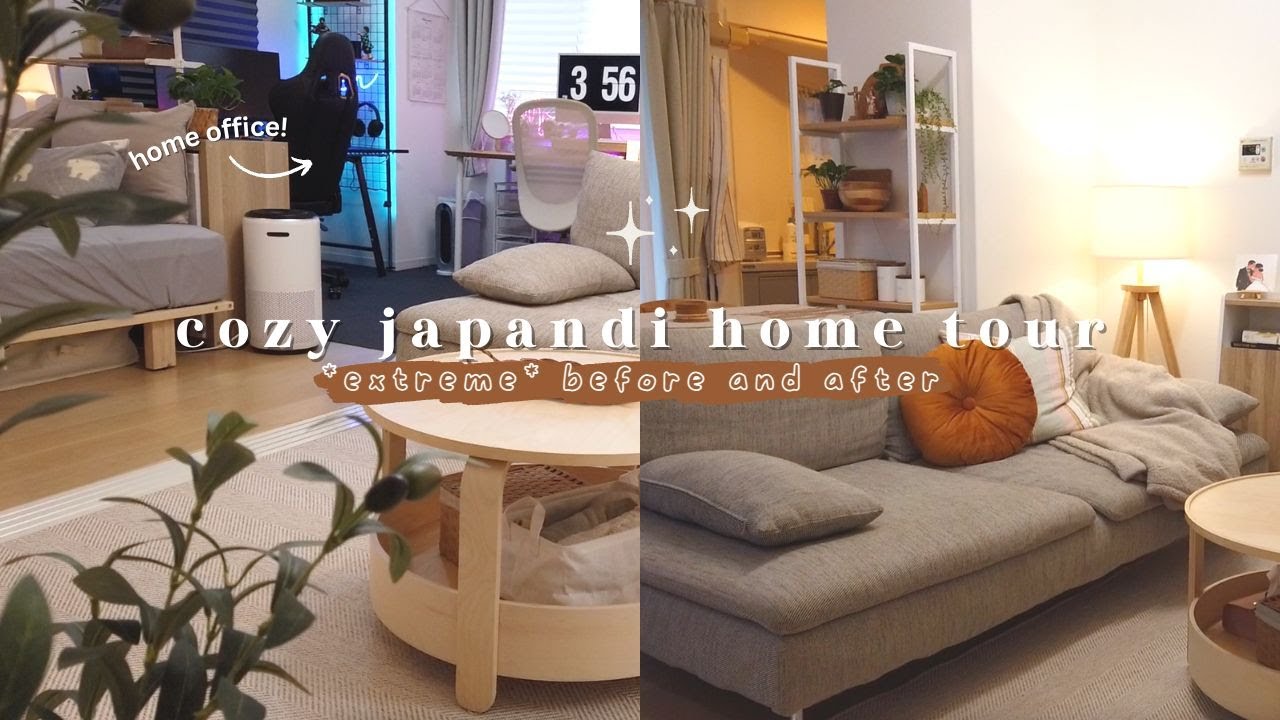 EXTREME Before & After! Our Cozy Home in Japan | Renter-Friendly Japandi Interior, 1LDK Apartment ✨