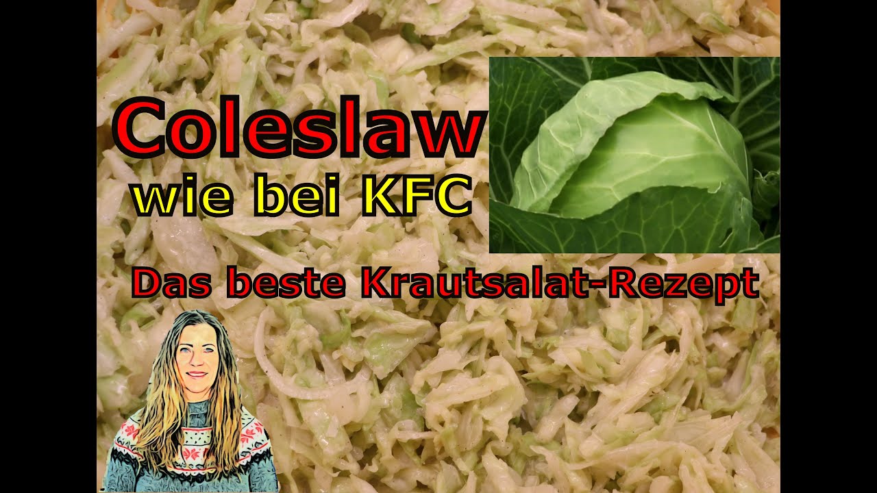 Coleslaw wie bei KFC - das leckerste Krautsalat-Rezept - schnell und einfach