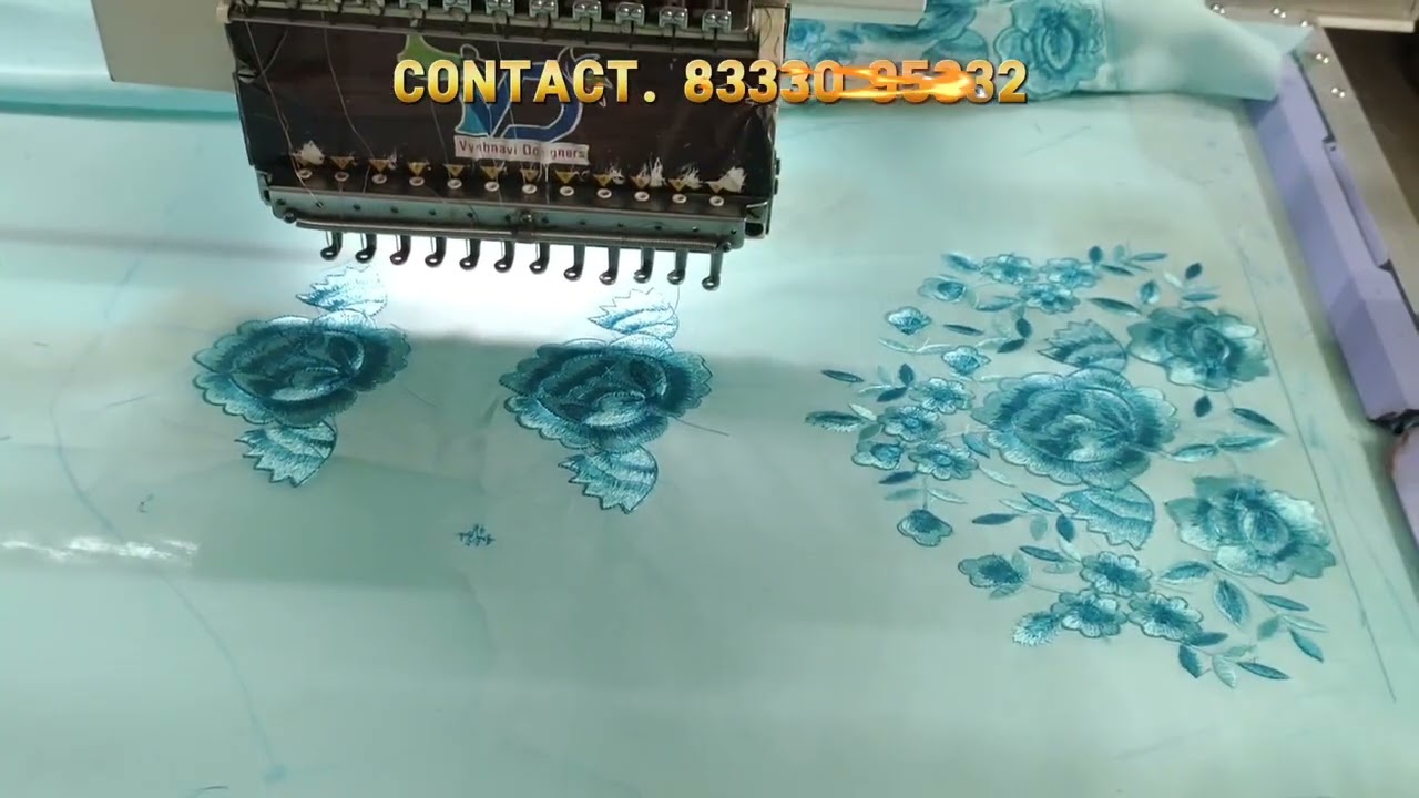 Latest Machine Embroidery Designs in Vizag | Blouse & Custom Work