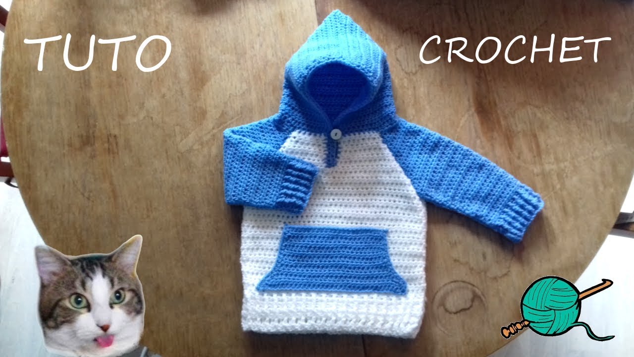 TUTO CROCHET Comment faire un pull + résumé dans la description
