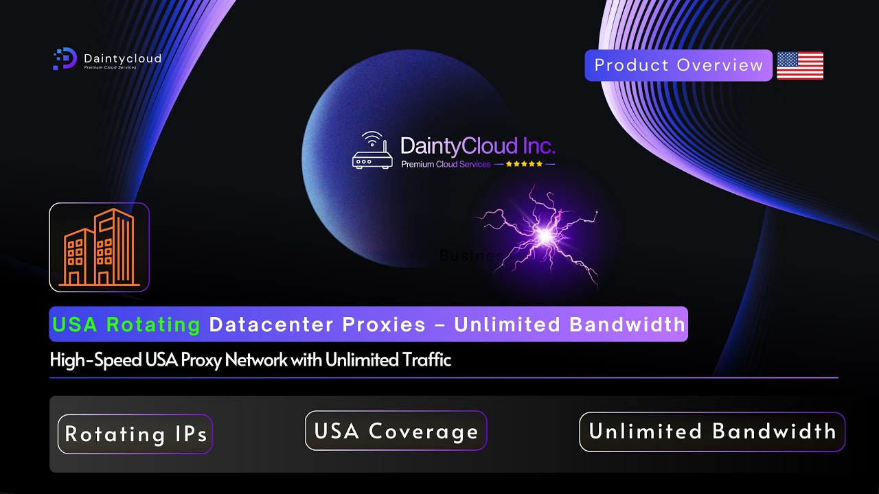 USA Rotating Datacenter Proxies &ndash; Unlimited Bandwidth
