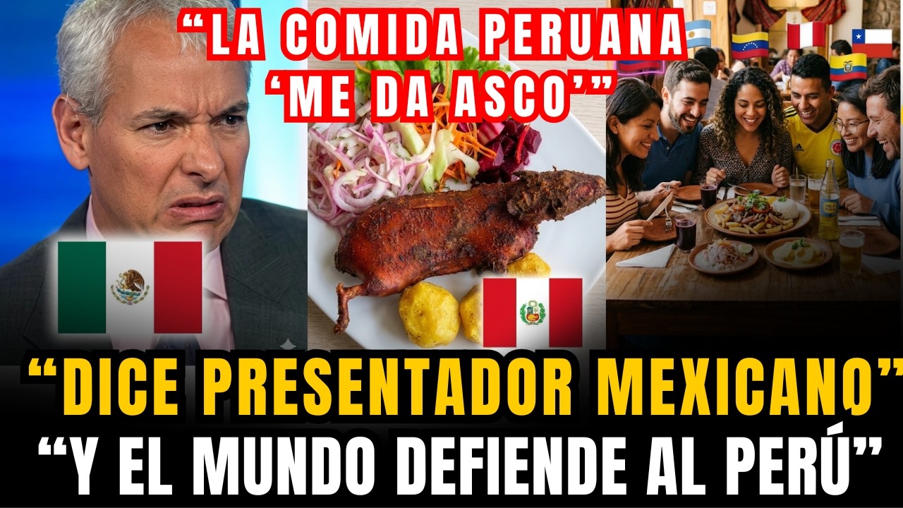 LLAMA &ldquo;ASQUEROSA&rdquo; A LA COMIDA PERUANA Y DESATA POL&Eacute;MICA INTERNACIONAL