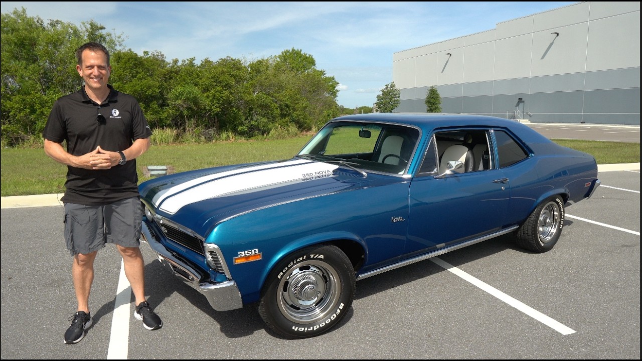 The 1972 Chevrolet Nova SS resto-mod is a MUST own muscle car