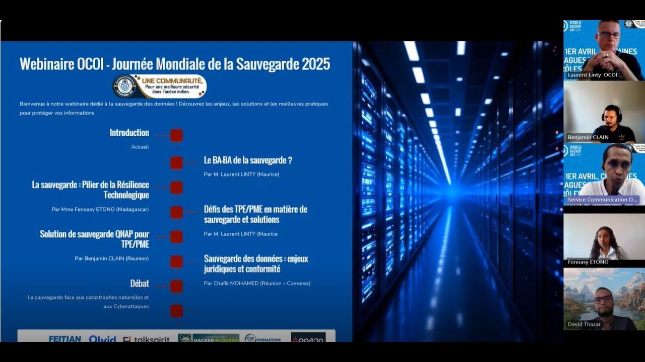 Webinaire OCOI - World Backup Day