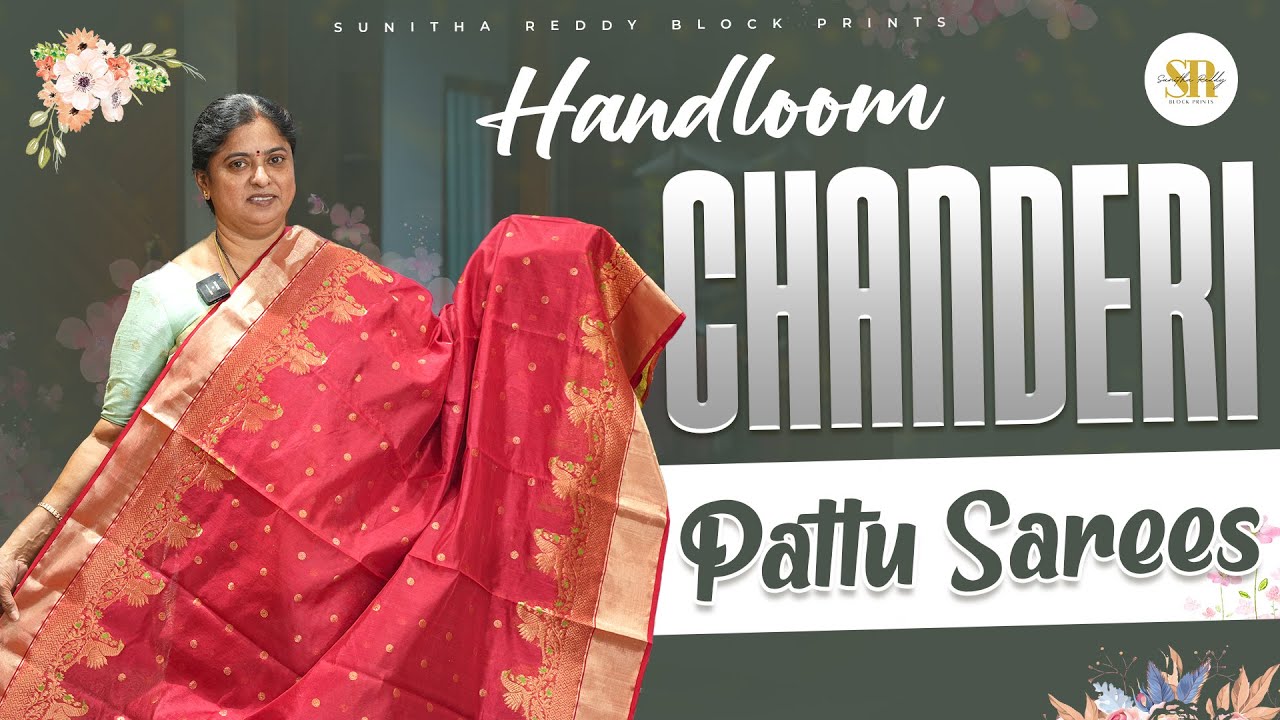 Traditional Chanderi Pattu Sarees | Handwoven Silk Collection | Jejis Vlogs
