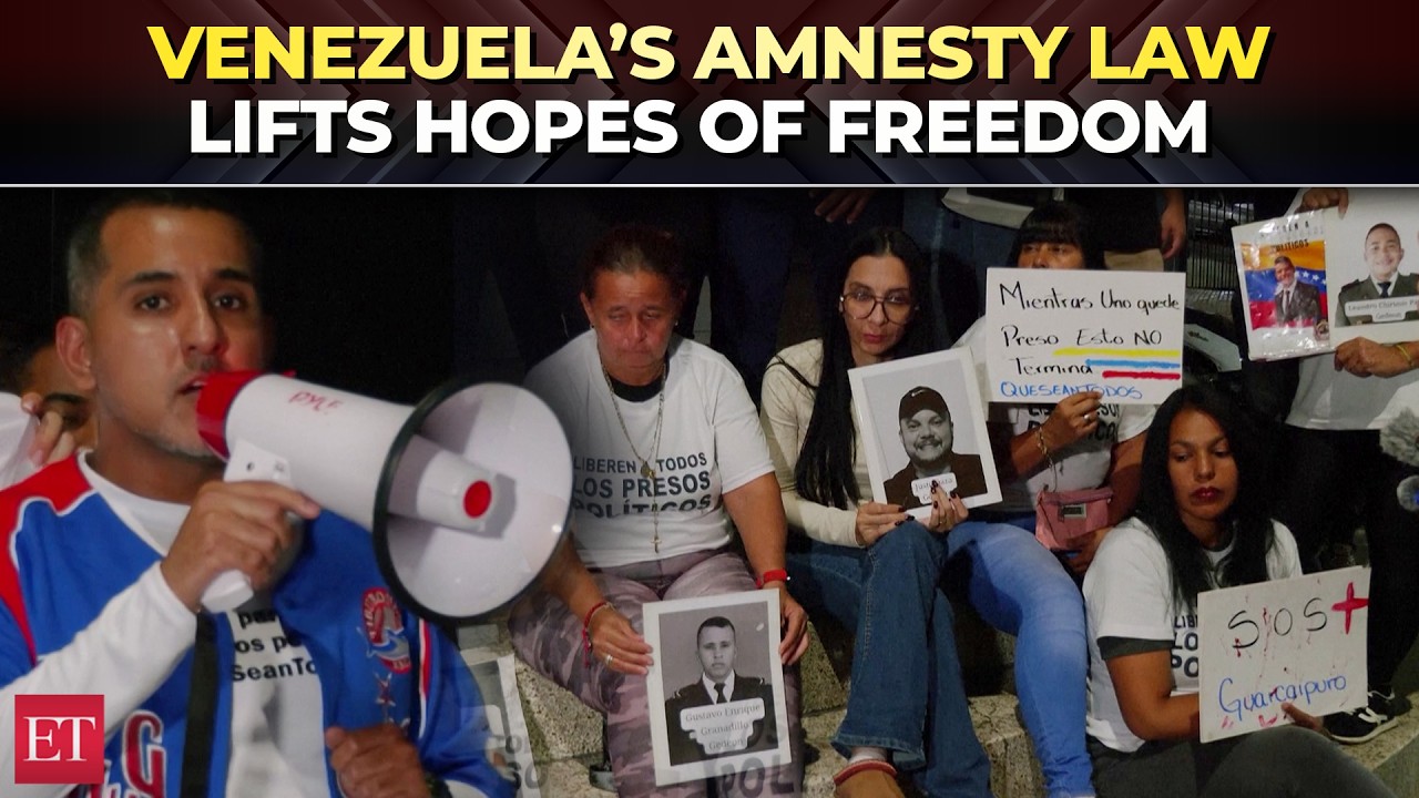 'We thank Prez Trump...': Prisoners released under amnesty law lifts hopes of freedom in Venezuela