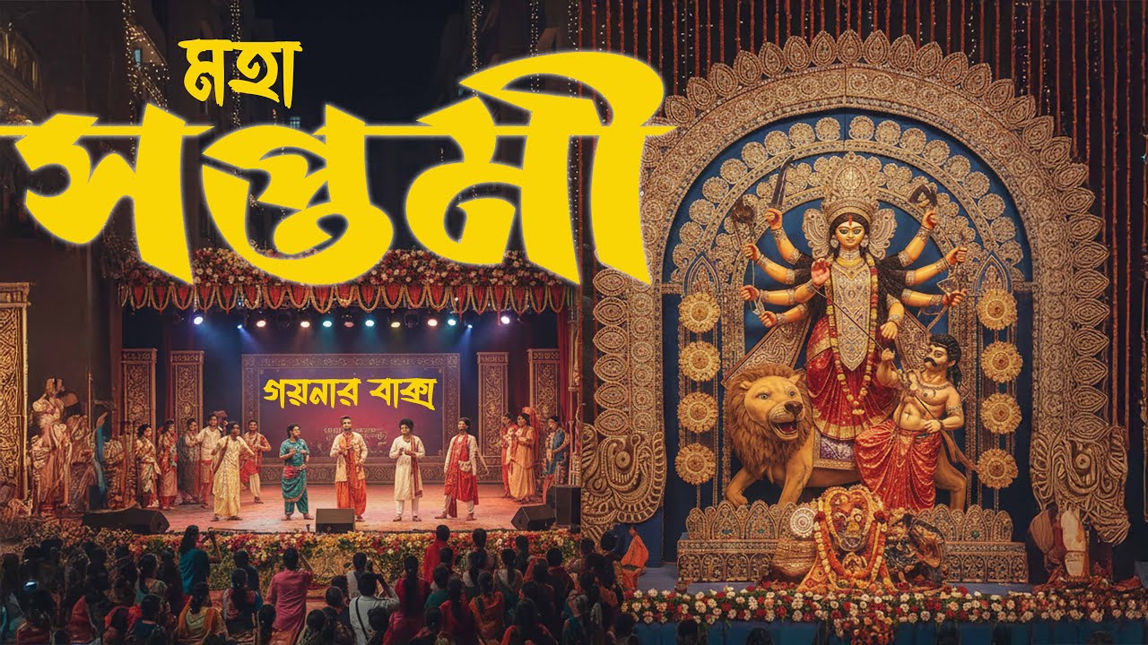 Discover the MAGIC of Maha Saptami Celebration in Our Home