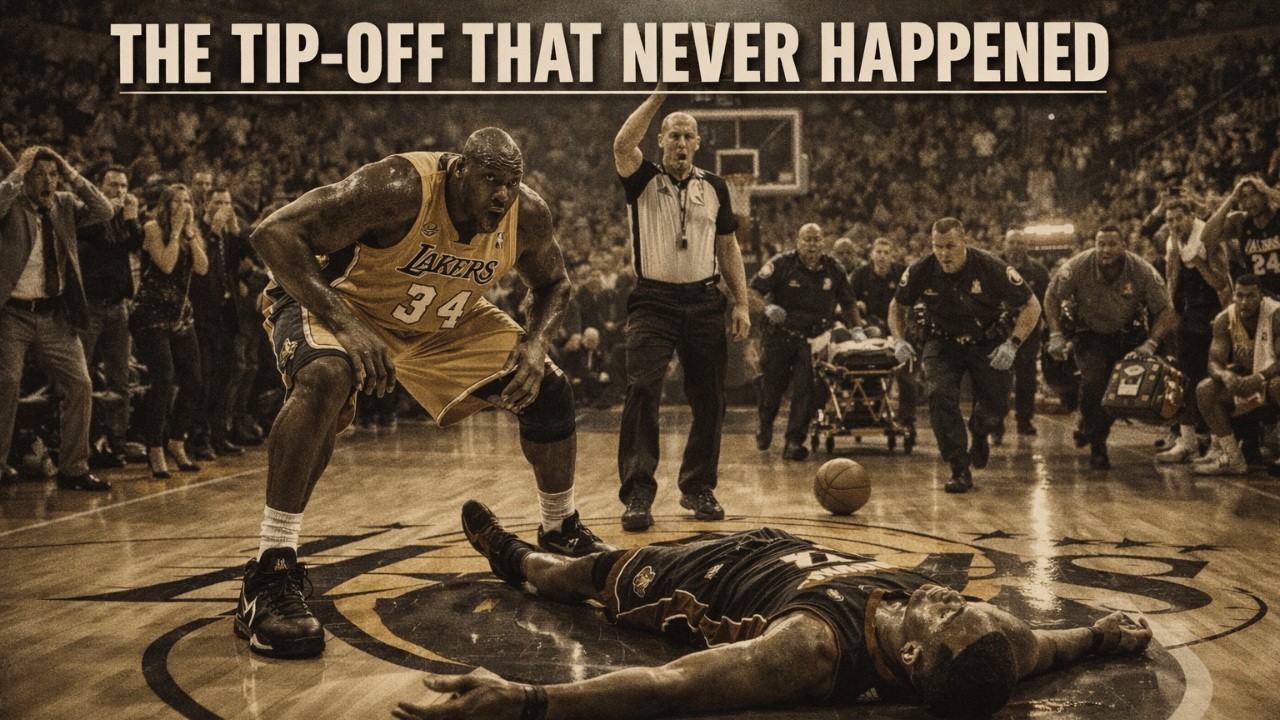 Shaquille O'Neal FROZEN After Experiencing This Overtime Tip Off Silence