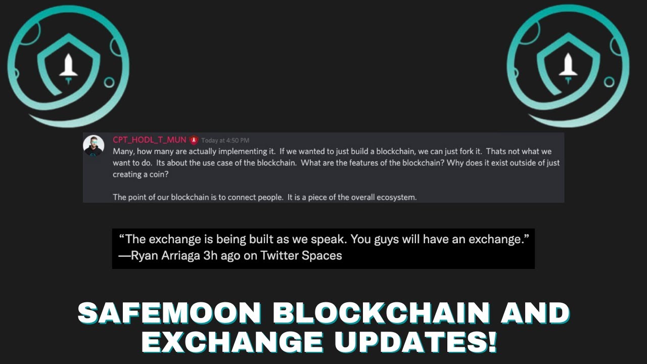 SAFEMOON BLOCKCHAIN AND EXCHANGE UPDATE!
