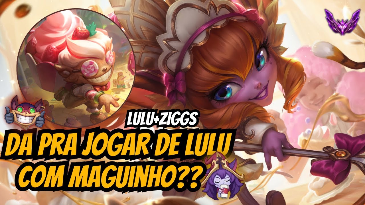 Da sim para jogar de Lulu com Maguinho bot!! (Lulu Gameplay)