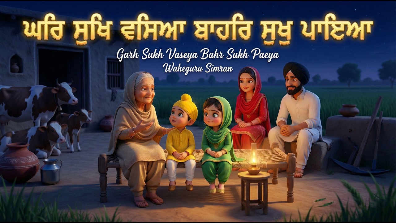 Ghar Sukh Vaseya Bahr Sukh Paeya ਘਰਿ ਸੁਖਿ ਵਸਿਆ ਬਾਹਰਿ ਸੁਖੁ ਪਾਇਆ  | Japnoor Gurbani