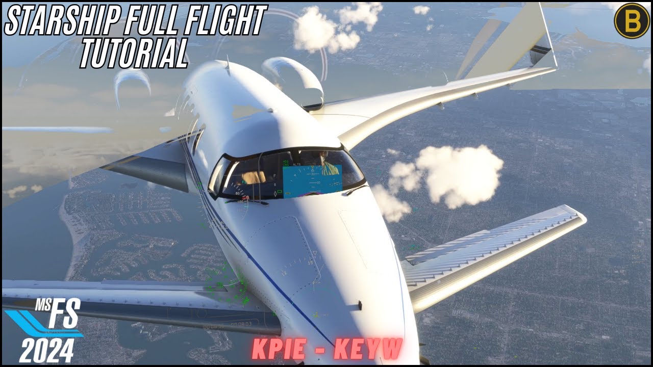 Black Square Starship - Full Flight Tutorial - MSFS 2024