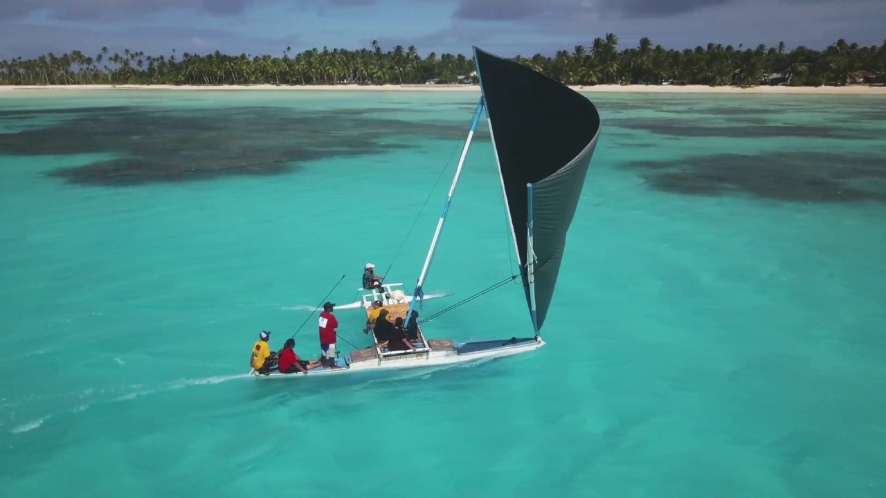Ailuk Atoll Canoe Sailing 2018 (Bikon Bejwak aerial footage)