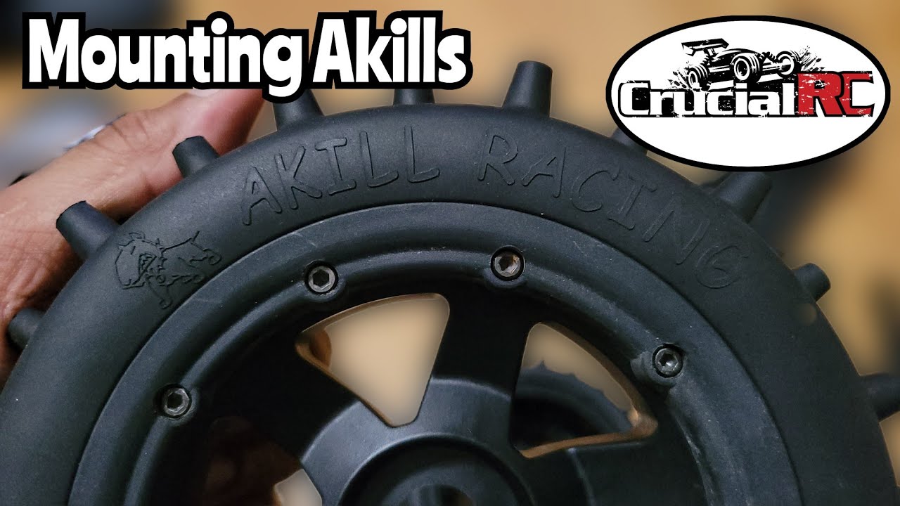 Akill Racing "How-To" Tire Mounting for 5th Scale RC on Beadlock Wheels