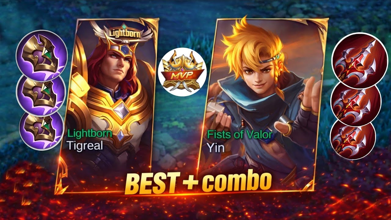 Tigreal + Yin Best Combo 🔥 Easy Team Wipe MLBB #mlbb #mobilelegends #gaming