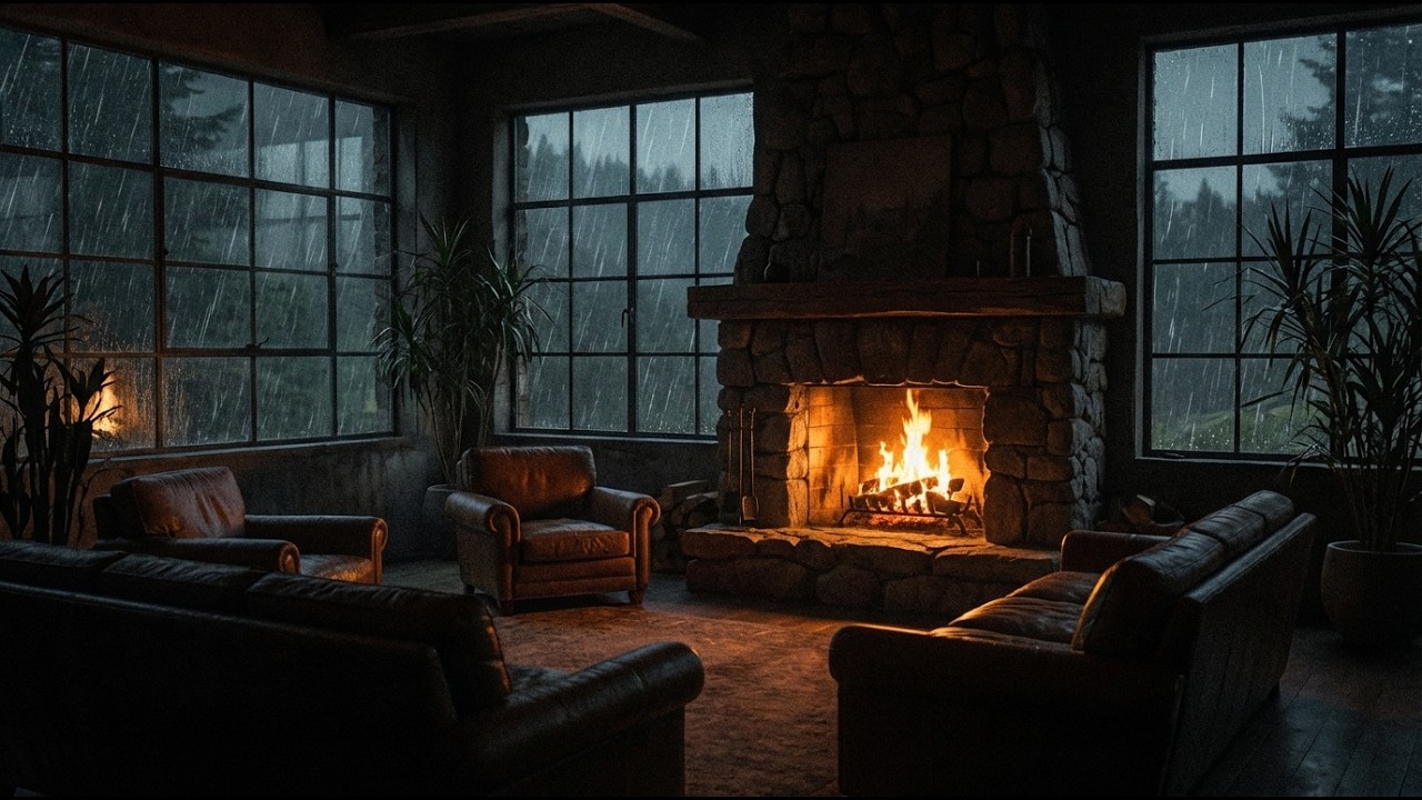 Calming Forest Rain and Piano Music for Stress Reduction and Restful Sleep