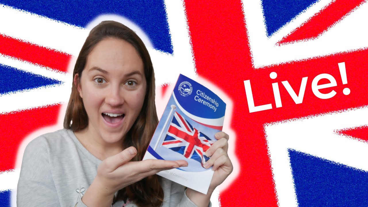 Celebrate my UK Citizenship with Me Live!